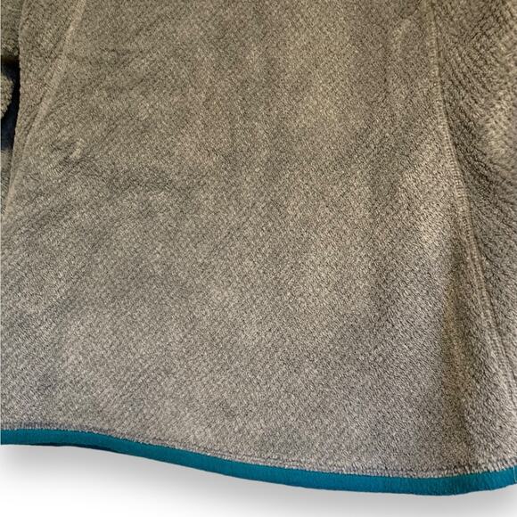 Patagonia Grey Teal Fleece Jacket Womens Sz XS Re-Tool Snap-T Pulloverver Hiking - Picture 13 of 16